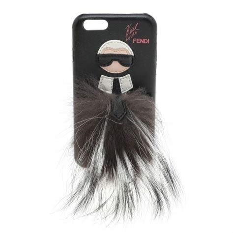 fendi karlito iphone 6 case price|Fendi Black Leather and Fox Fur Karlito iPhone 6 Case .